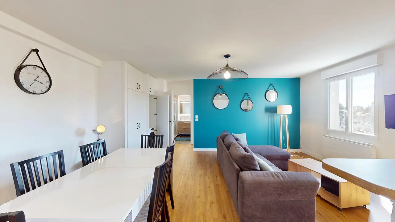 Appartement meublé de 54.0m2 - 750€ - Poitiers