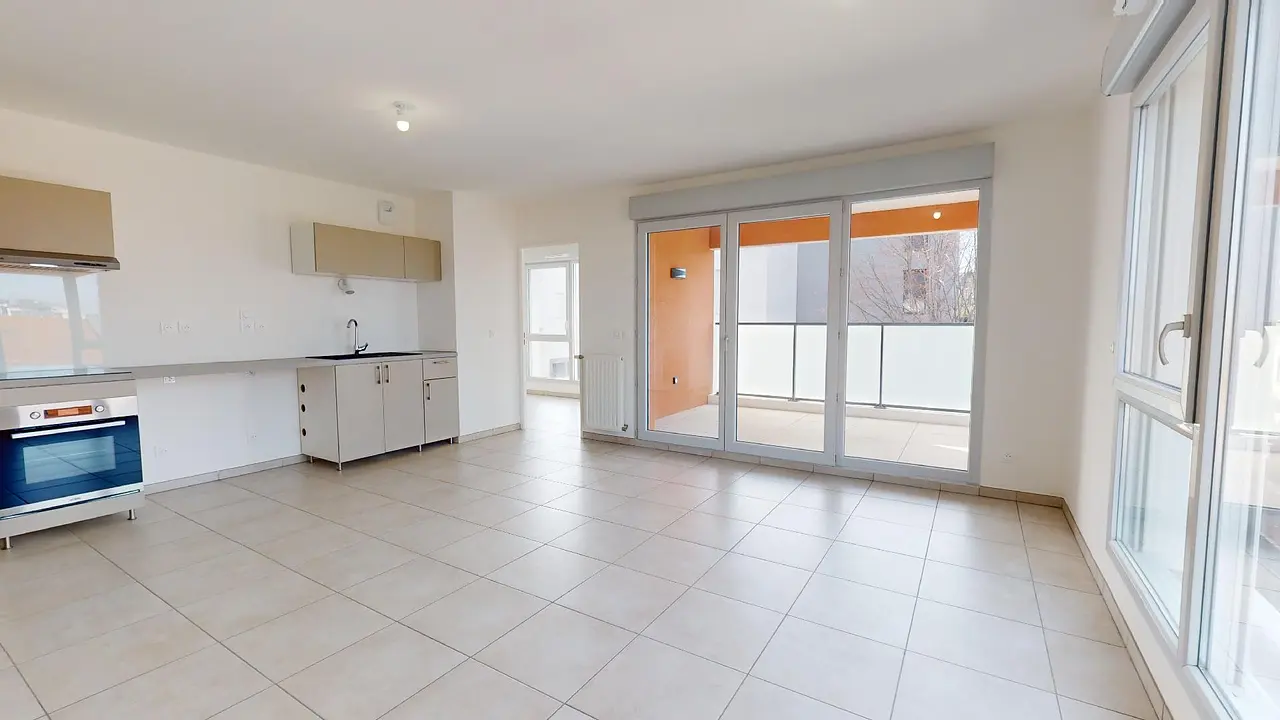 Appartement non meublé de 61.2m2 - 837€ - Vénissieux