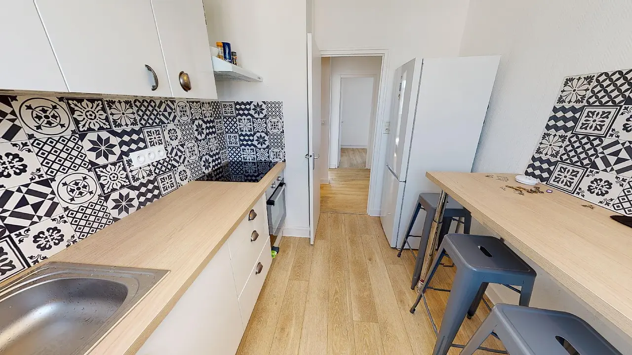 Colocation meublée de 62.19m2 - 450€ - Rennes
