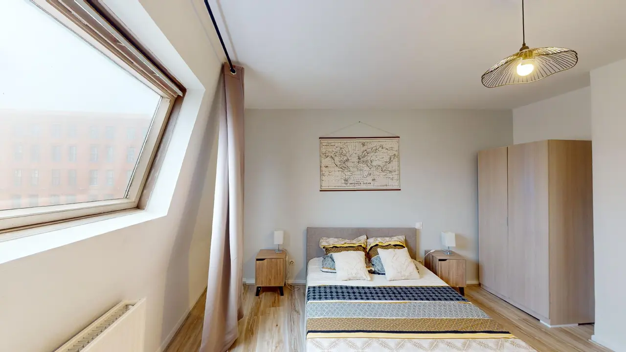 Colocation meublée de 102.0m2 - 378€ - Roubaix