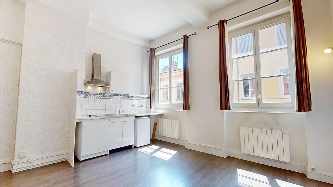Appartement non meublé de 29.0m2 - 591€ - Lyon