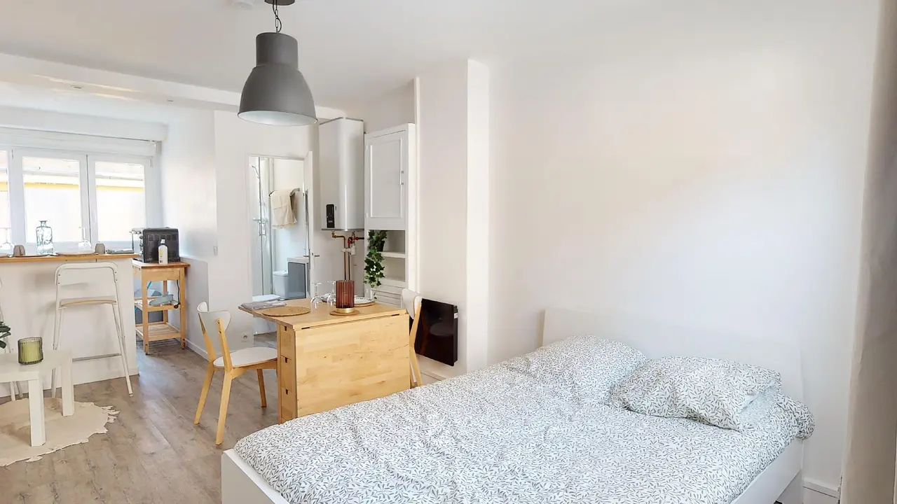 Appartement meublé de 22.8m2 - 480€ - Dijon