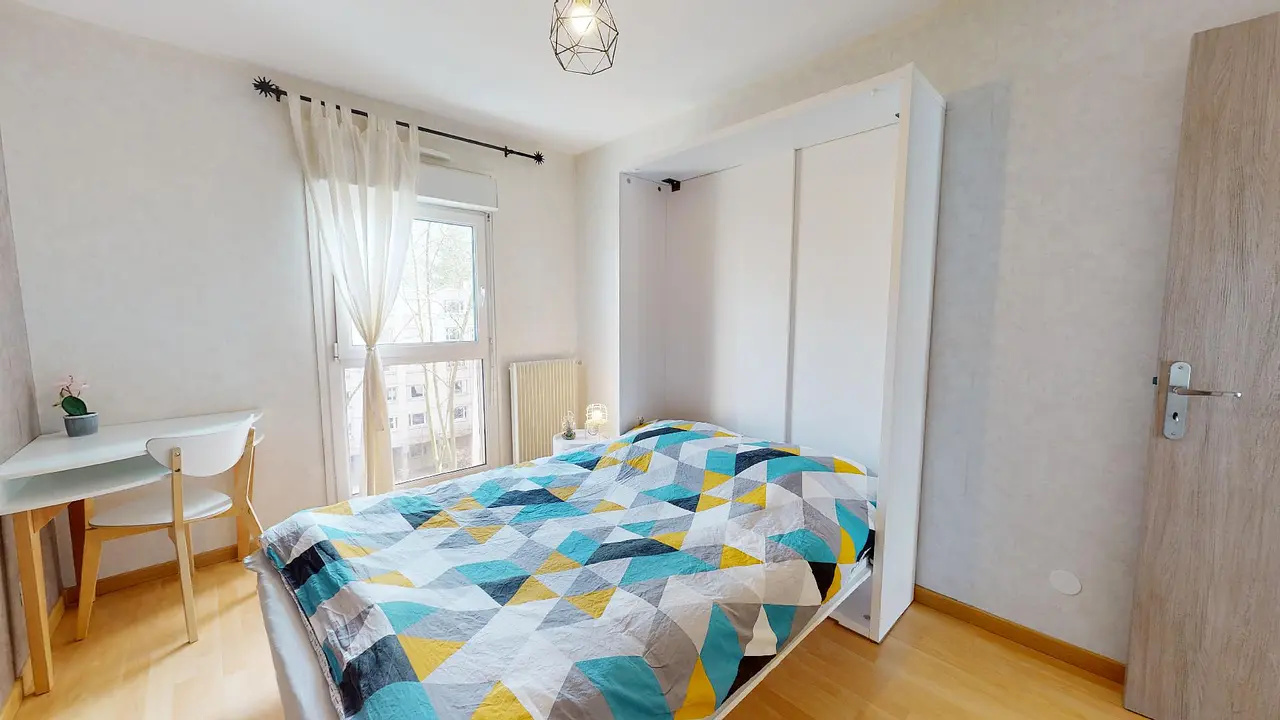 Colocation meublée de 98.0m2 - 500€ - Villeurbanne