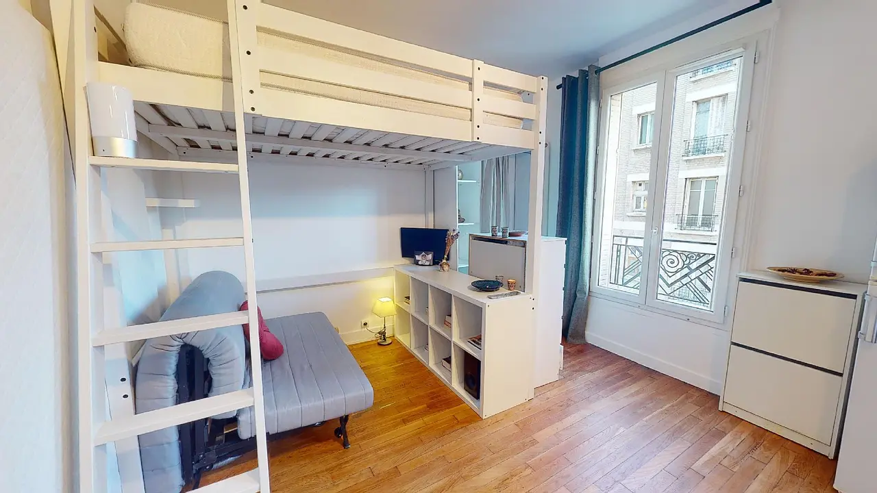 Appartement meublé de 17.5m2 - 584€ - Saint-Ouen-sur-Seine