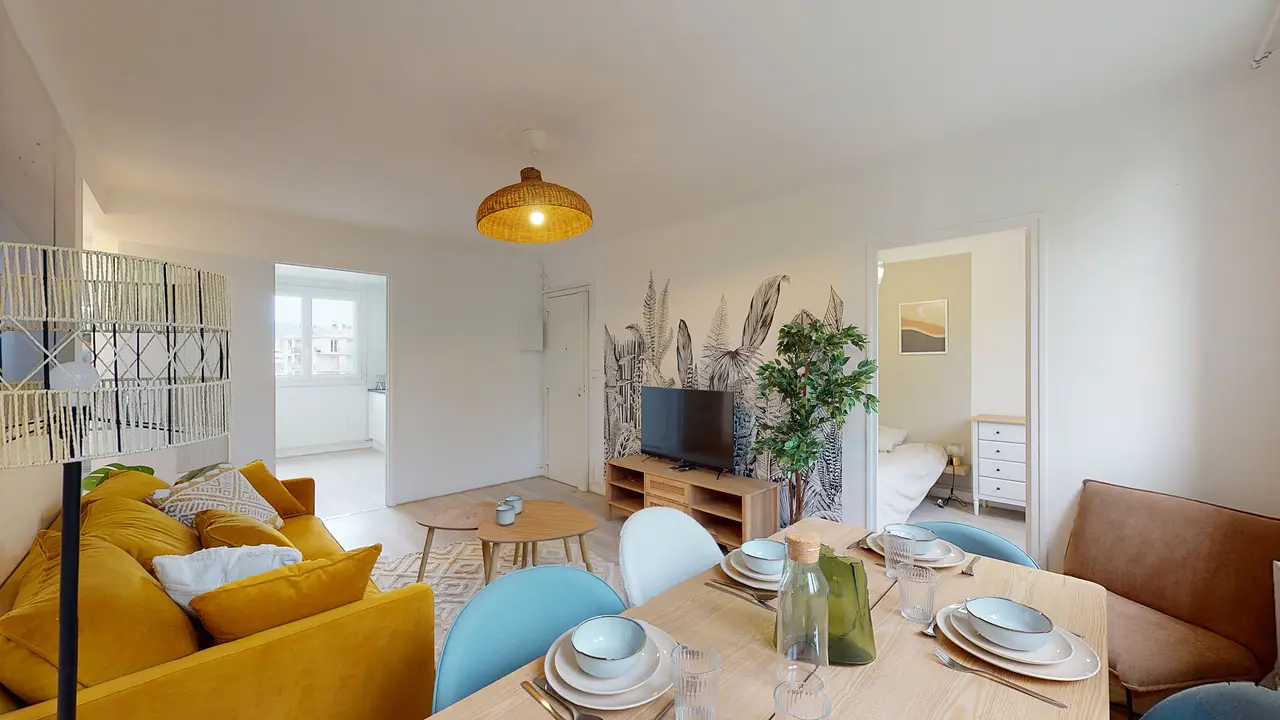 Colocation meublée de 61.0m2 - 490€ - Marseille