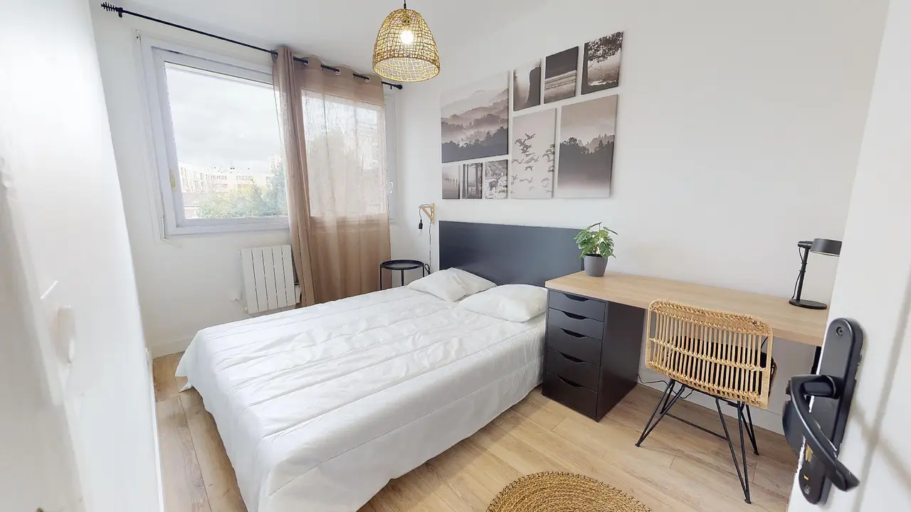 Colocation meublée de 78.63m2 - 611€ - Villeneuve-la-Garenne