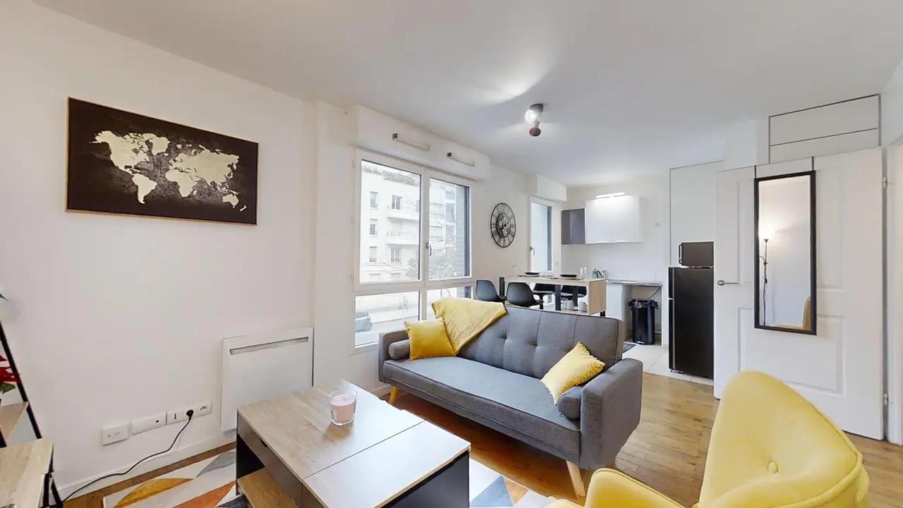 Appartement meublé de 32.0m2 - 1264€ - Issy-les-Moulineaux