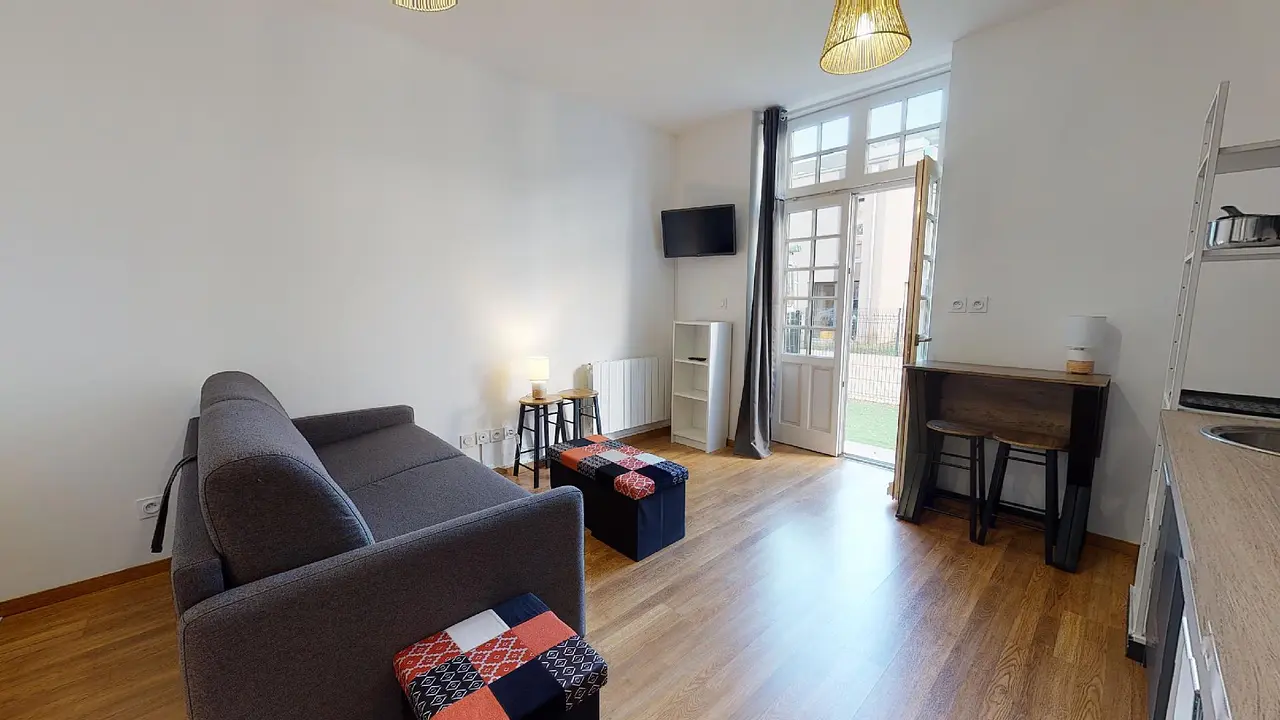 Appartement meublé de 19.0m2 - 585€ - Villeurbanne