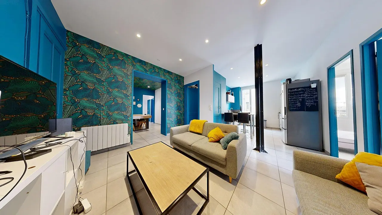 Colocation meublée de 101.36m2 - 480€ - Vaulx-en-Velin