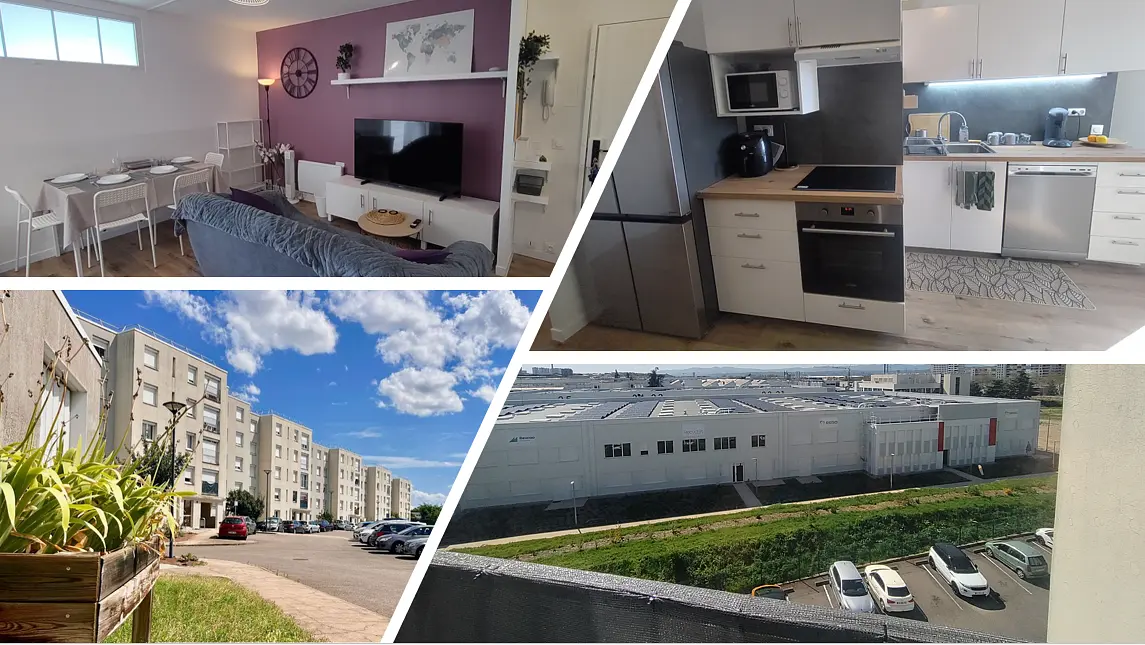 Colocation Lyon - Parilly - Metro D - Tram T4