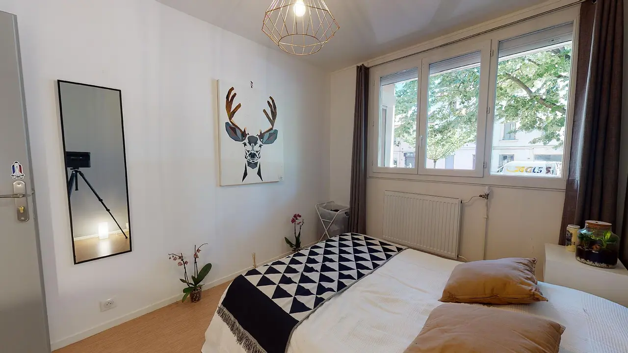 Colocation meublée de 82.0m2 - 562€ - Villeurbanne