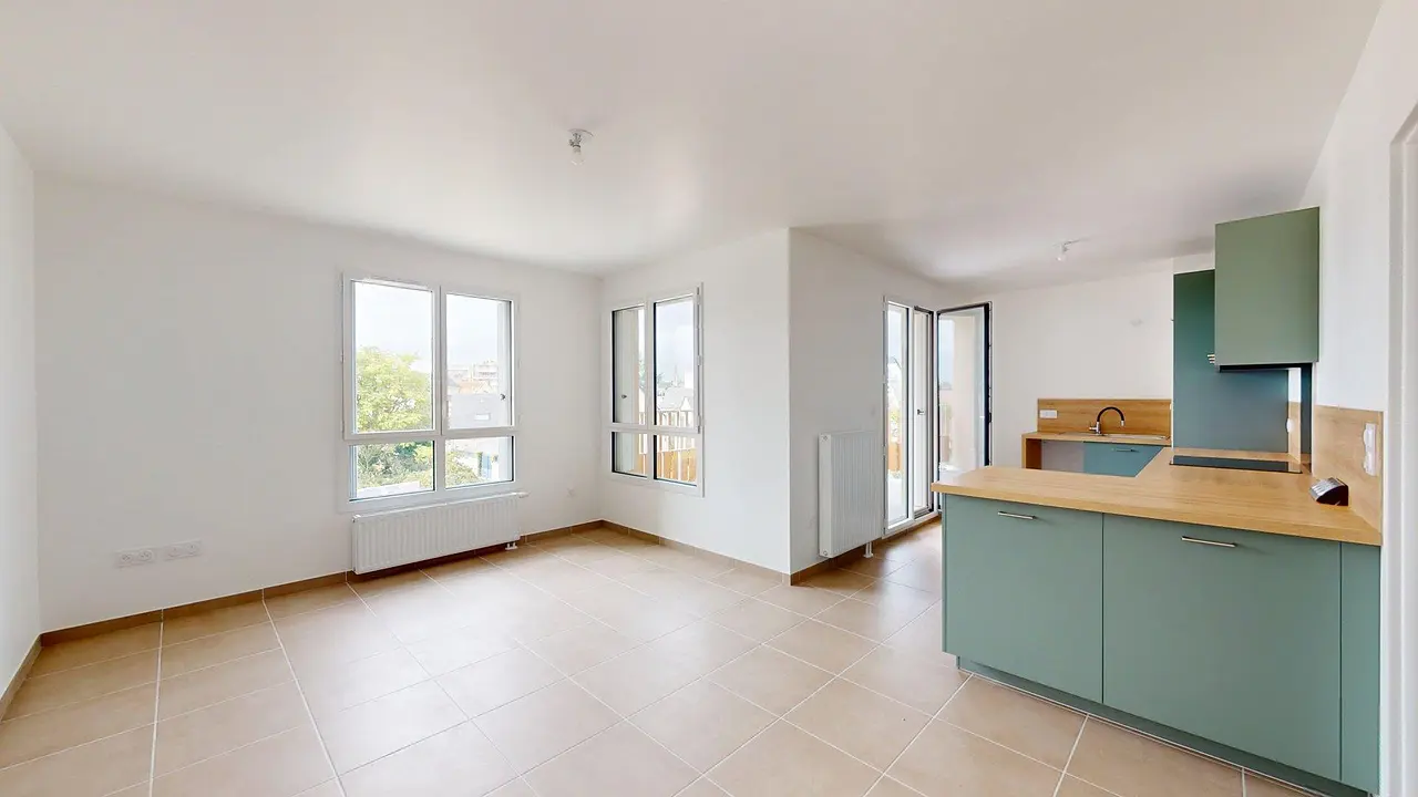 Appartement non meublé de 63.24m2 - 937€ - La Riche