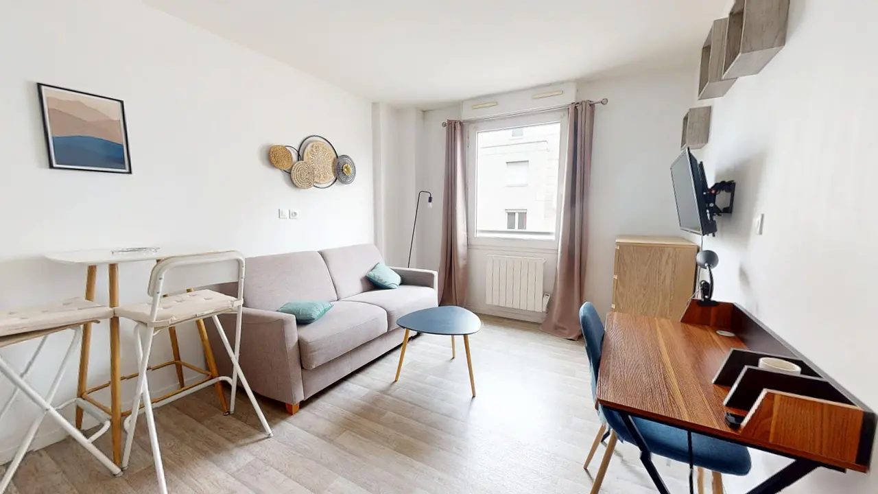 Appartement meublé de 19.0m2 - 650€ - Lyon