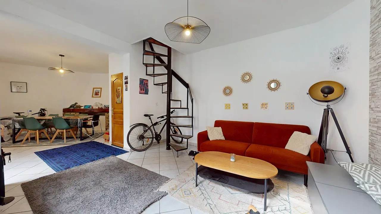 Colocation meublée de 102.39m2 - 400€ - Loos