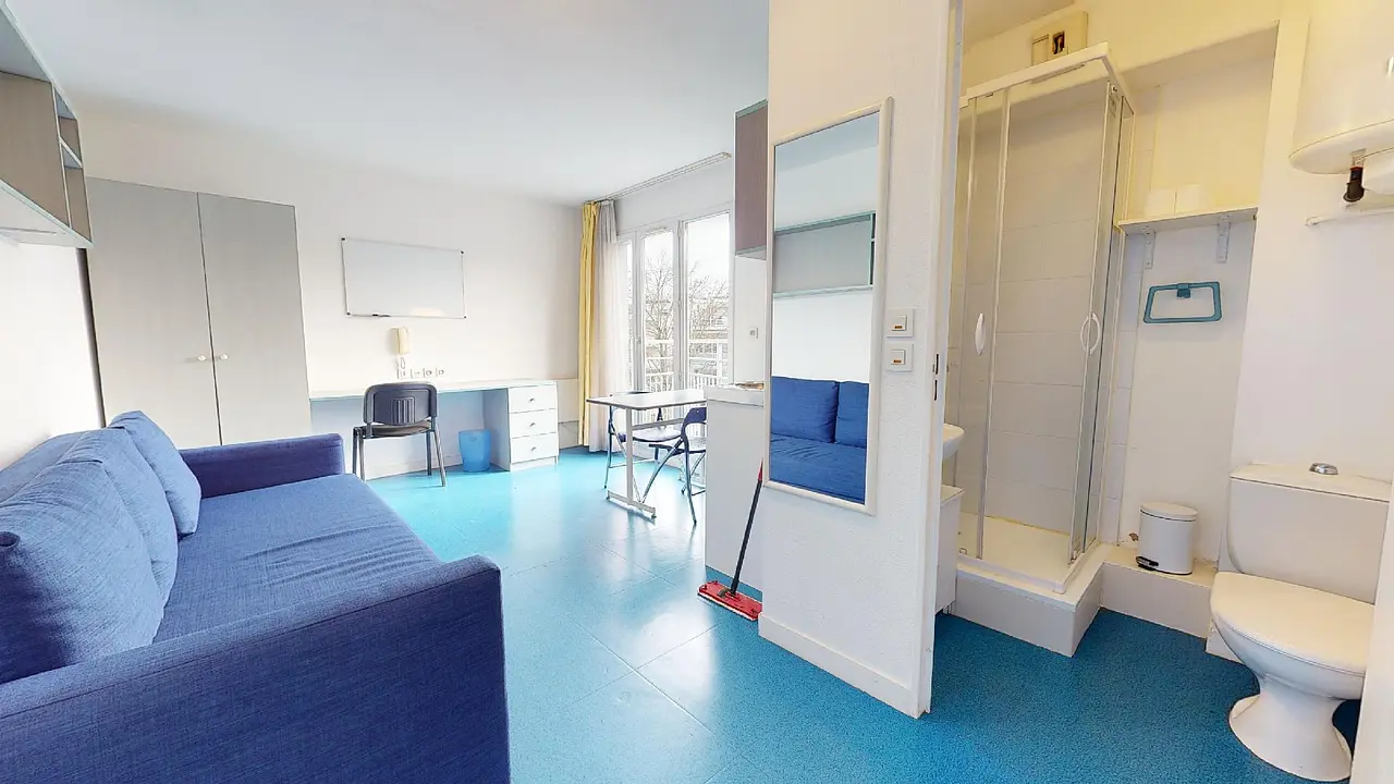 Appartement meublé de 18.0m2 - 484€ - Nantes