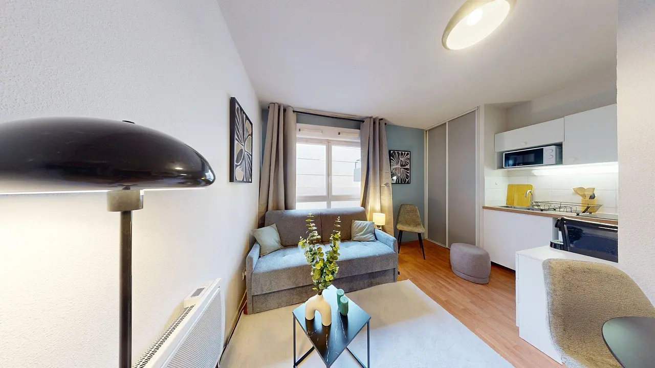Appartement meublé de 19.64m2 - 650€ - Lyon