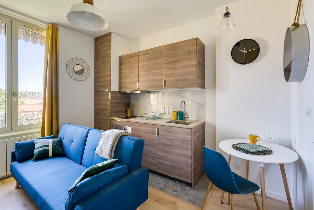 Appartement meublé de 19.0m2 - 668€ - Lyon