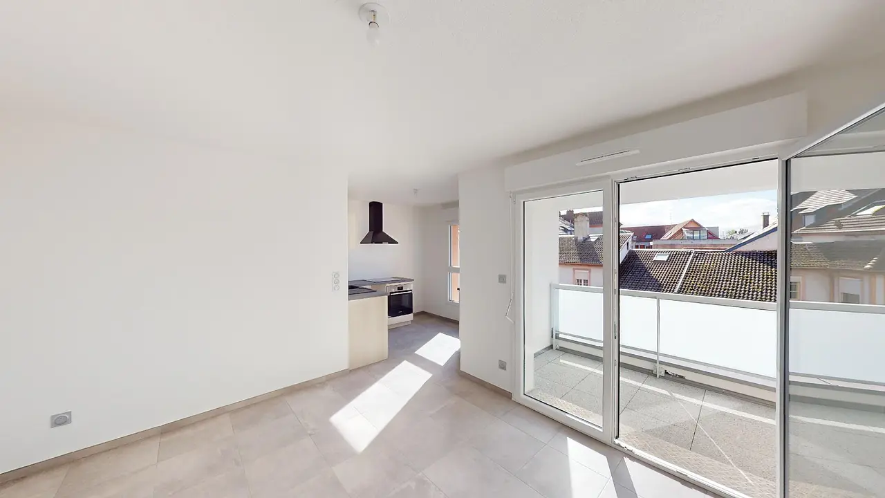 Appartement non meublé de 48.35m2 - 663€ - Mulhouse