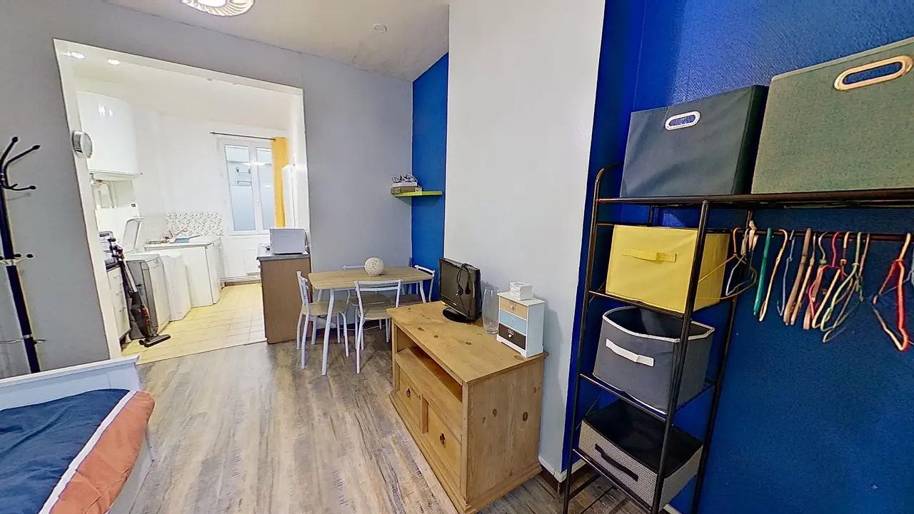 Appartement meublé de 21.0m2 - 443€ - Le Havre