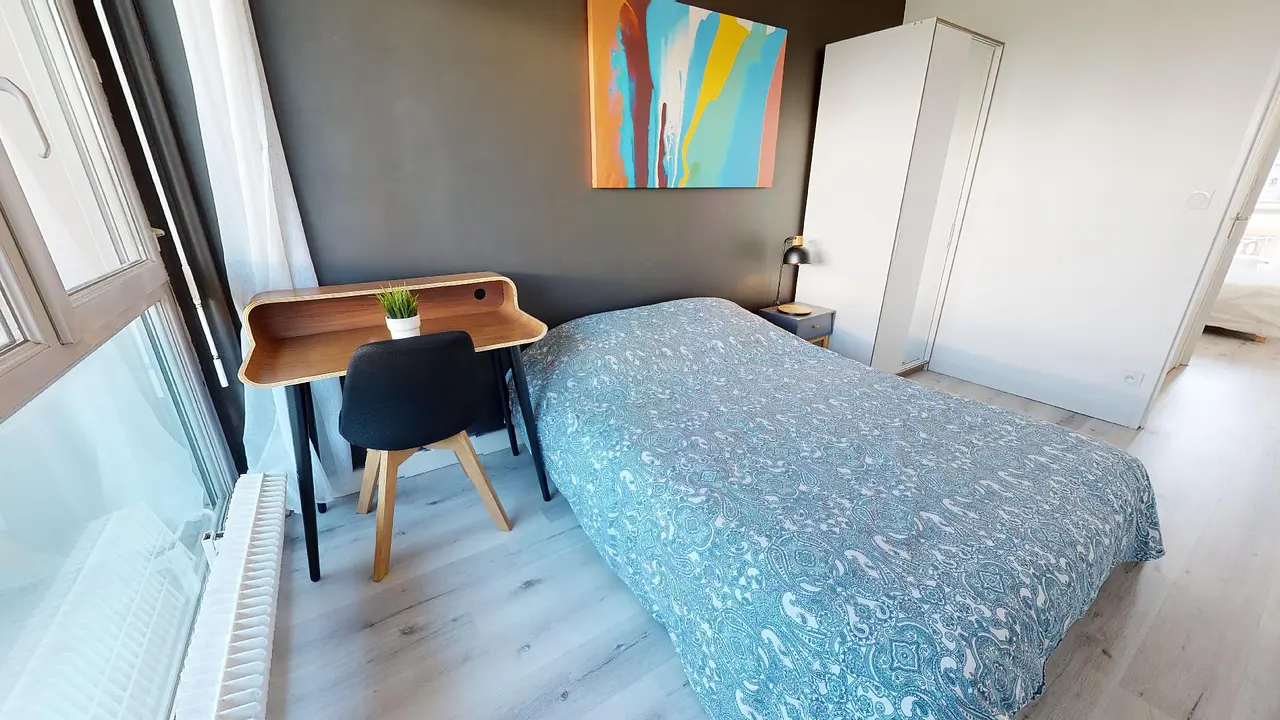 Colocation meublée de 84.0m2 - 604€ - Lyon