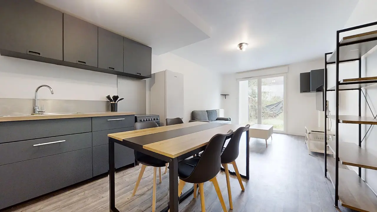 Appartement meublé de 63.0m2 - 1024€ - Mantes-la-Ville