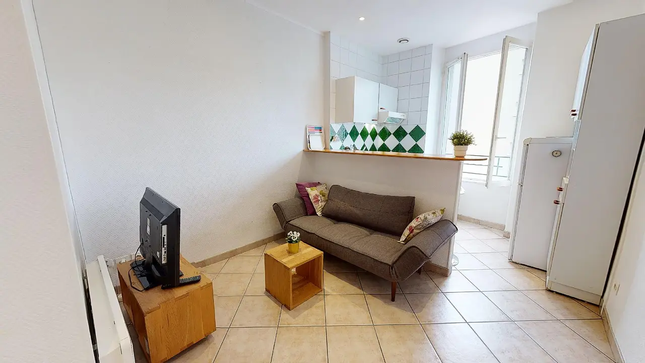 Appartement meublé de 30.04m2 - 628€ - Villeurbanne