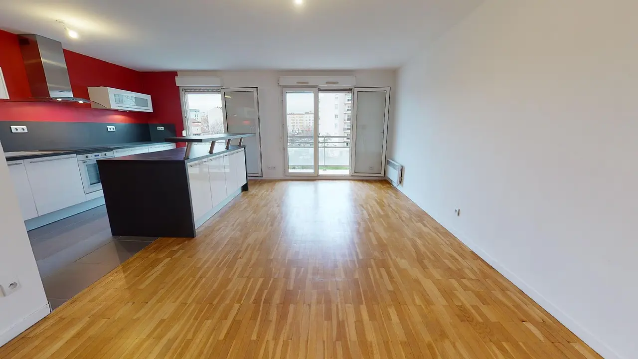 Appartement non meublé de 77.0m2 - 1306€ - Lyon