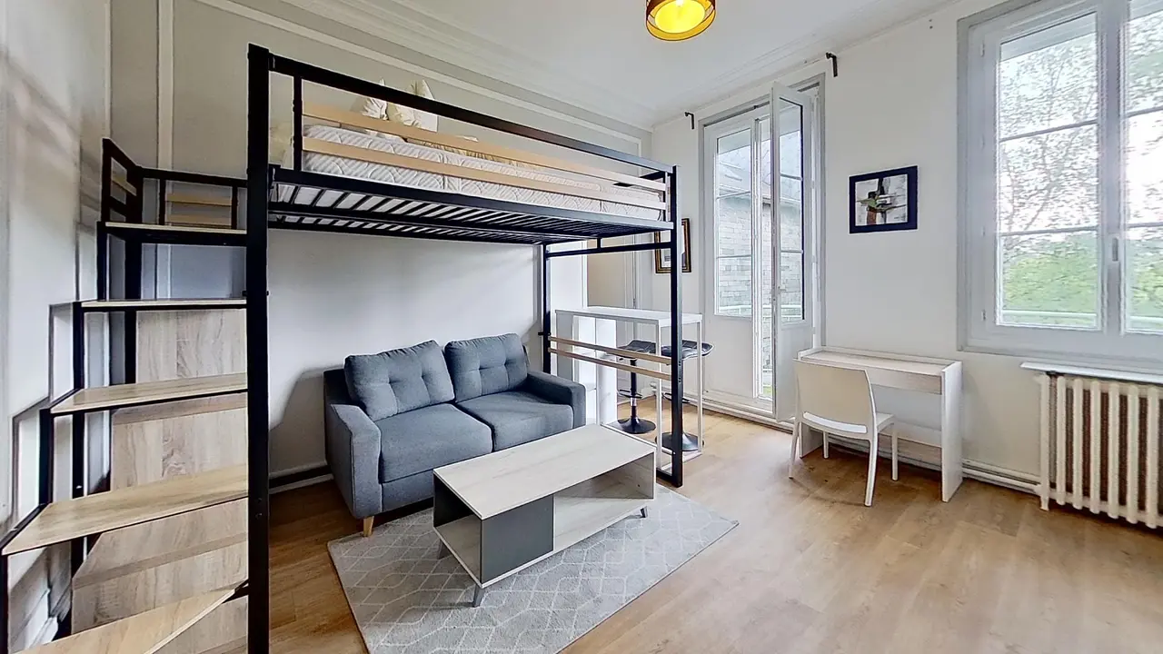 Appartement meublé de 25.06m2 - 597€ - Rouen