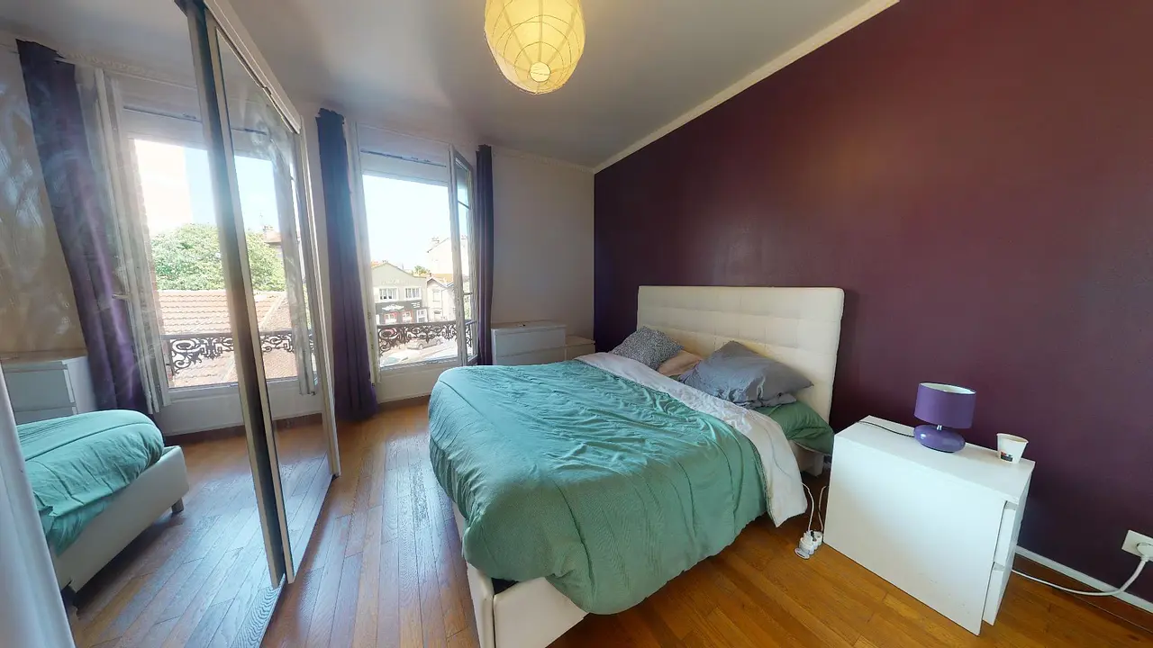 Colocation meublée de 62.0m2 - 674€ - Gennevilliers