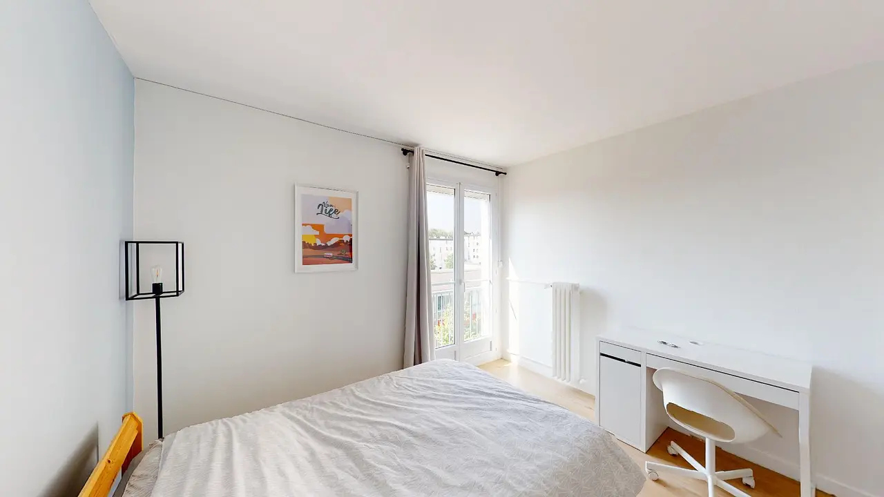 Colocation meublée de 79.0m2 - 464€ - Tours