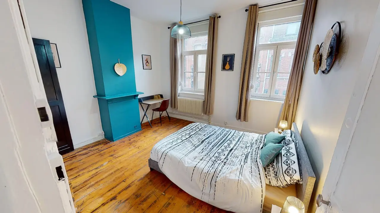Colocation meublée de 107.0m2 - 440€ - Roubaix