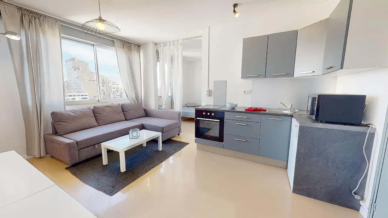 Appartement meublé de 30.44m2 - 734€ - Villeurbanne