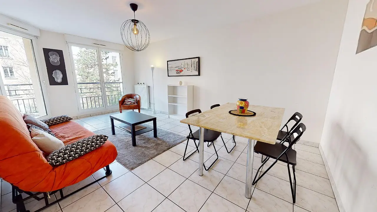 Appartement meublé de 65.0m2 - 1374€ - Lyon