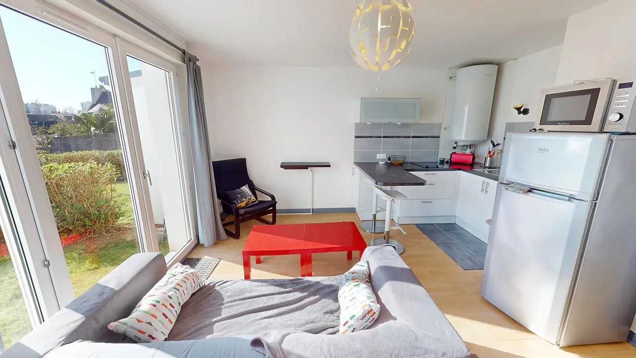 Appartement meublé de 37.0m2 - 591€ - Brest