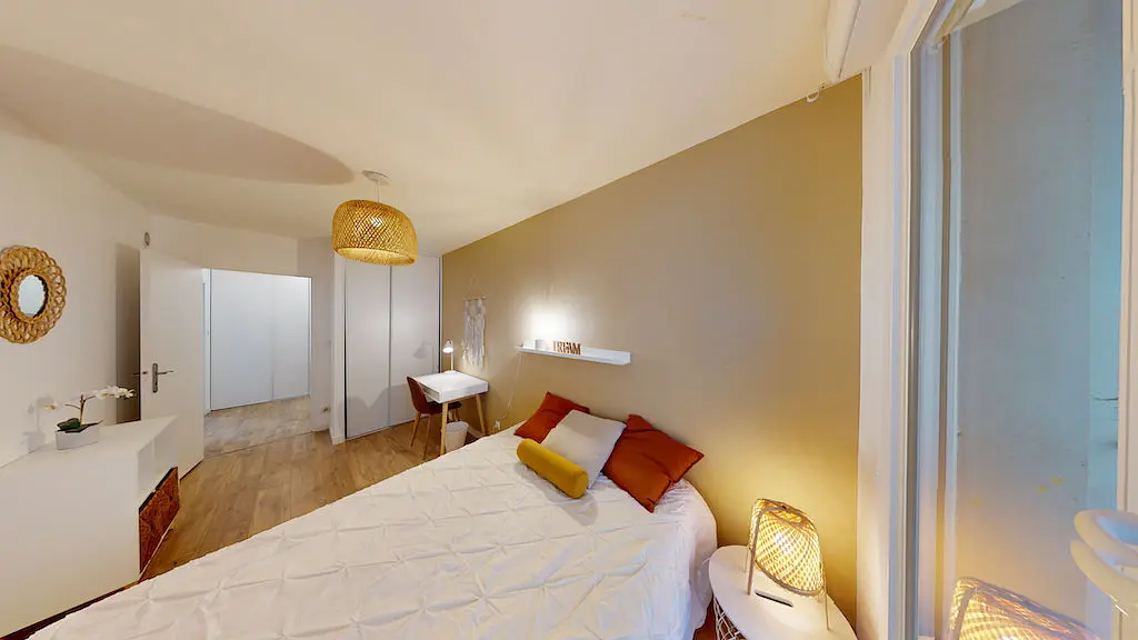 Colocation meublée de 58.59m2 - 695€ - Lyon