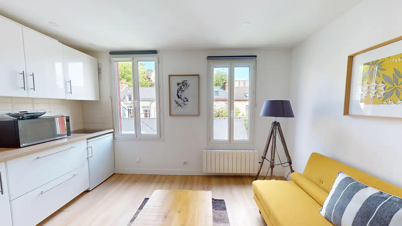 Appartement meublé de 25.0m2 - 639€ - Rennes