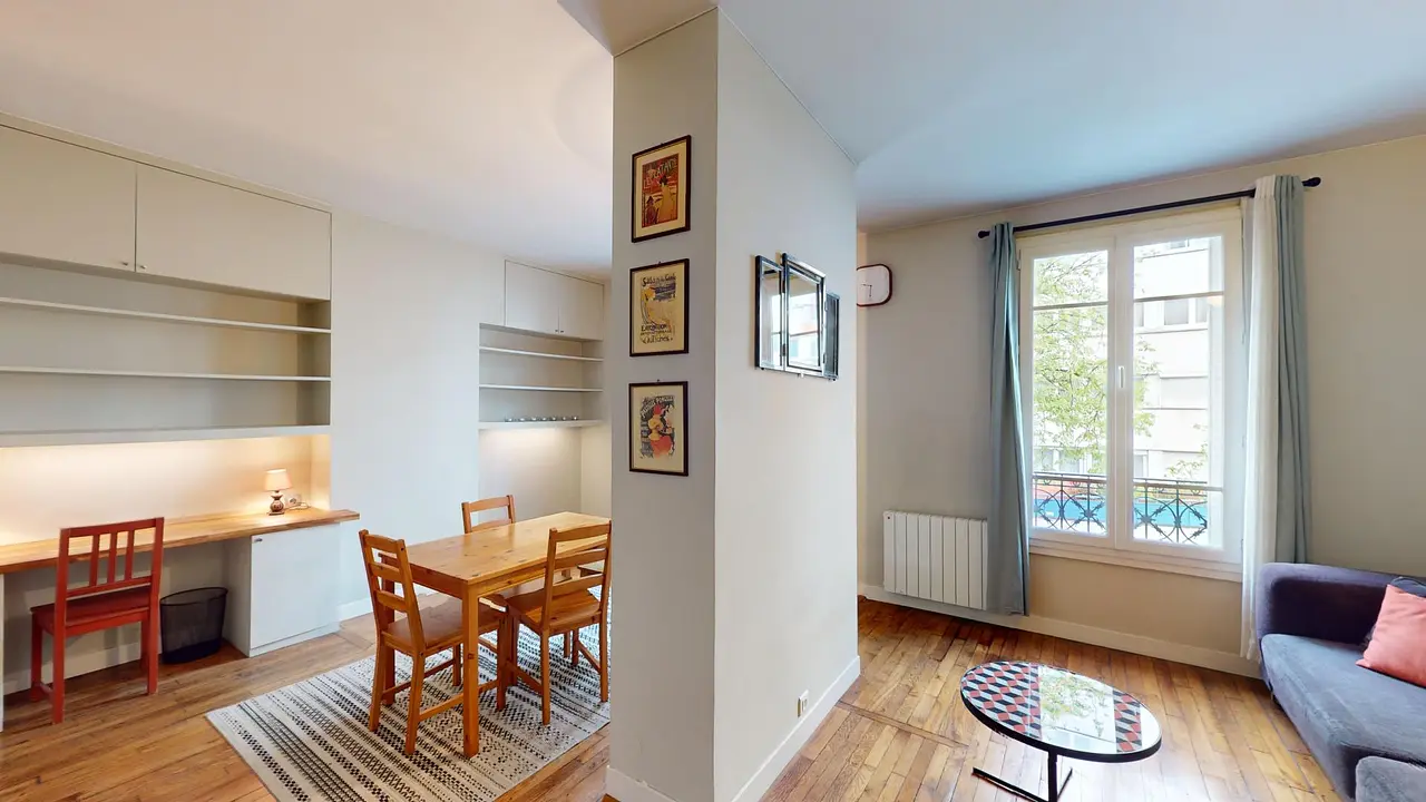 Appartement meublé de 49.0m2 - 1500€ - Paris