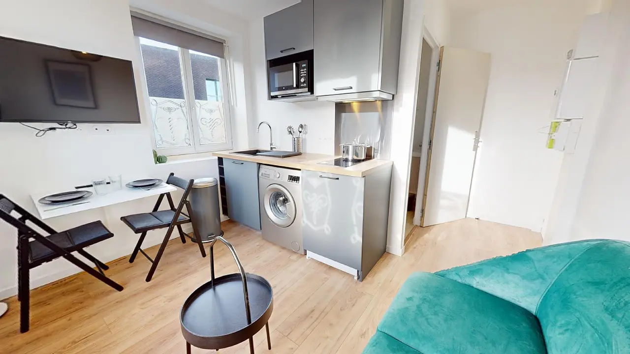 Appartement meublé de 22.0m2 - 686€ - Lille