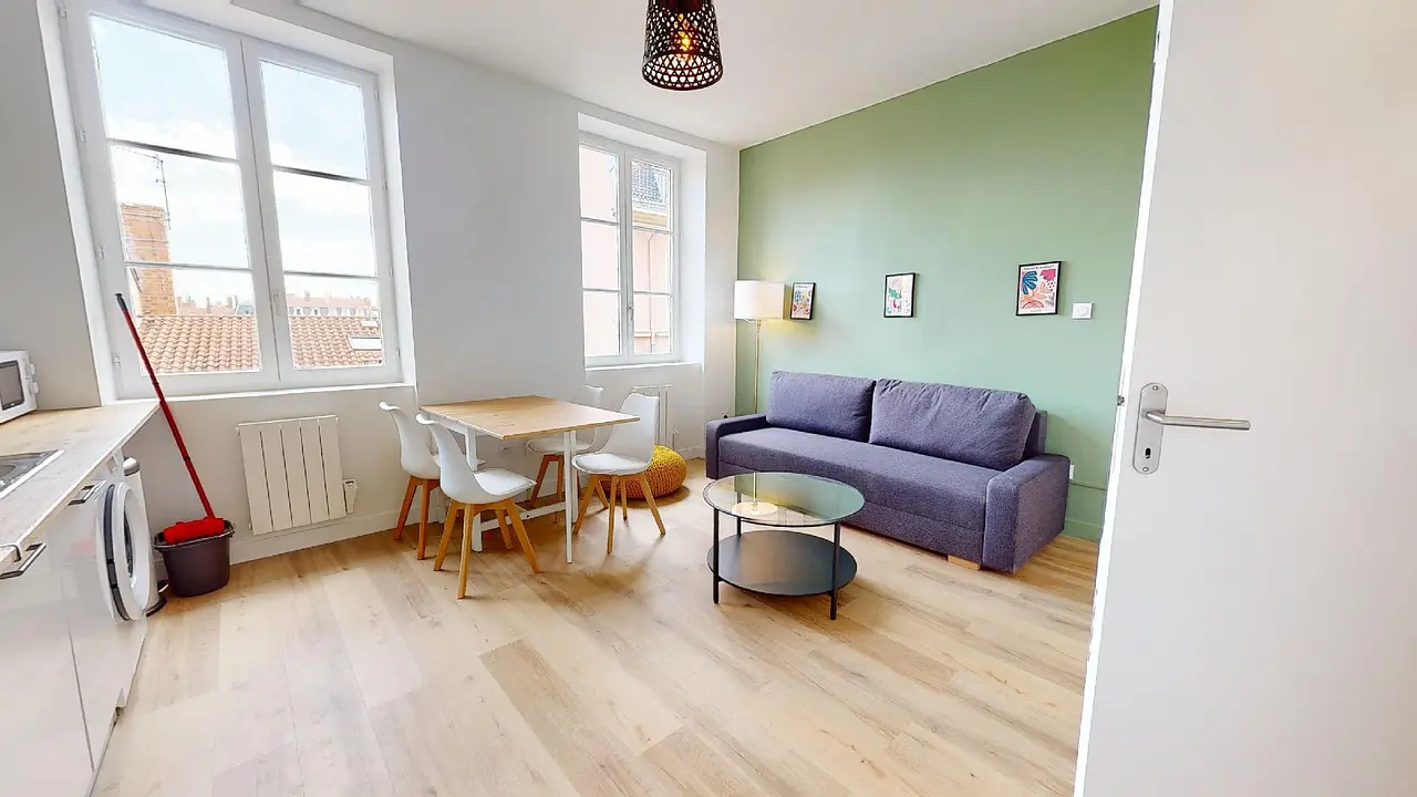 Appartement meublé de 47.0m2 - 1041€ - Lyon