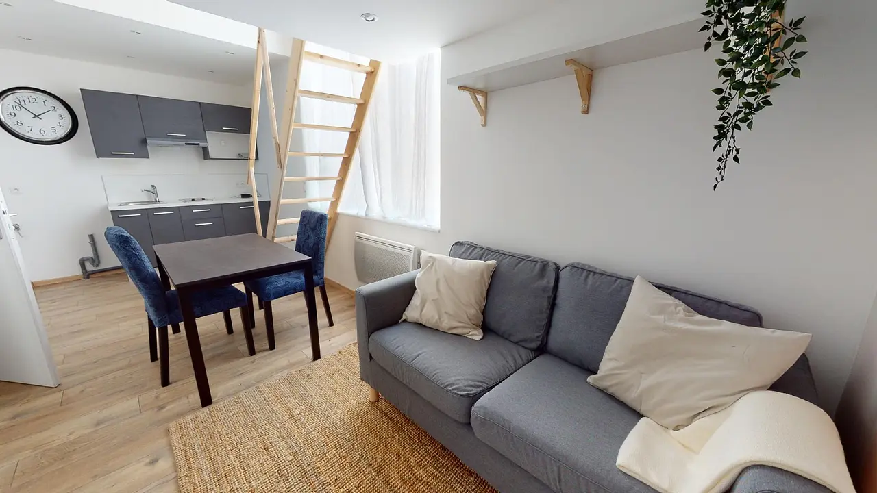 Appartement meublé de 20.0m2 - 555€ - Croix