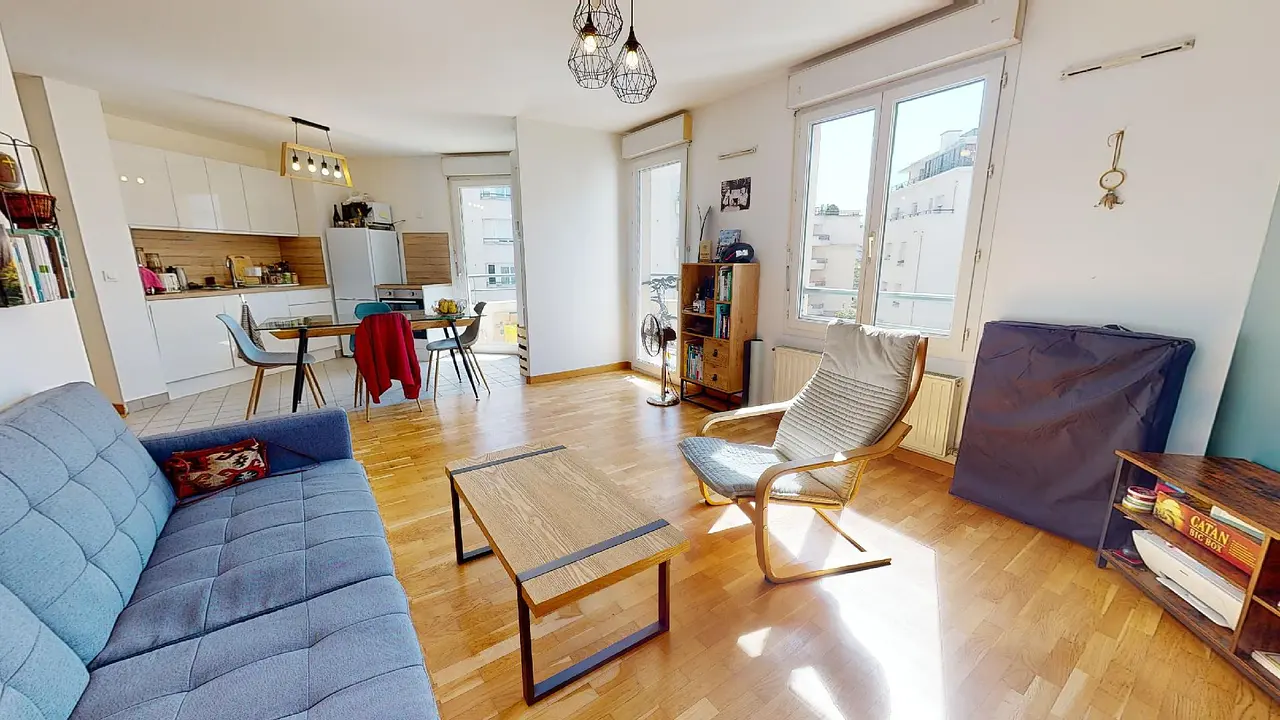 Appartement meublé de 56.0m2 - 1000€ - Lyon
