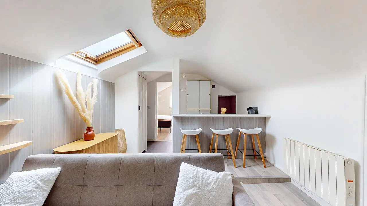 Appartement meublé de 26.49m2 - 590€ - Dijon