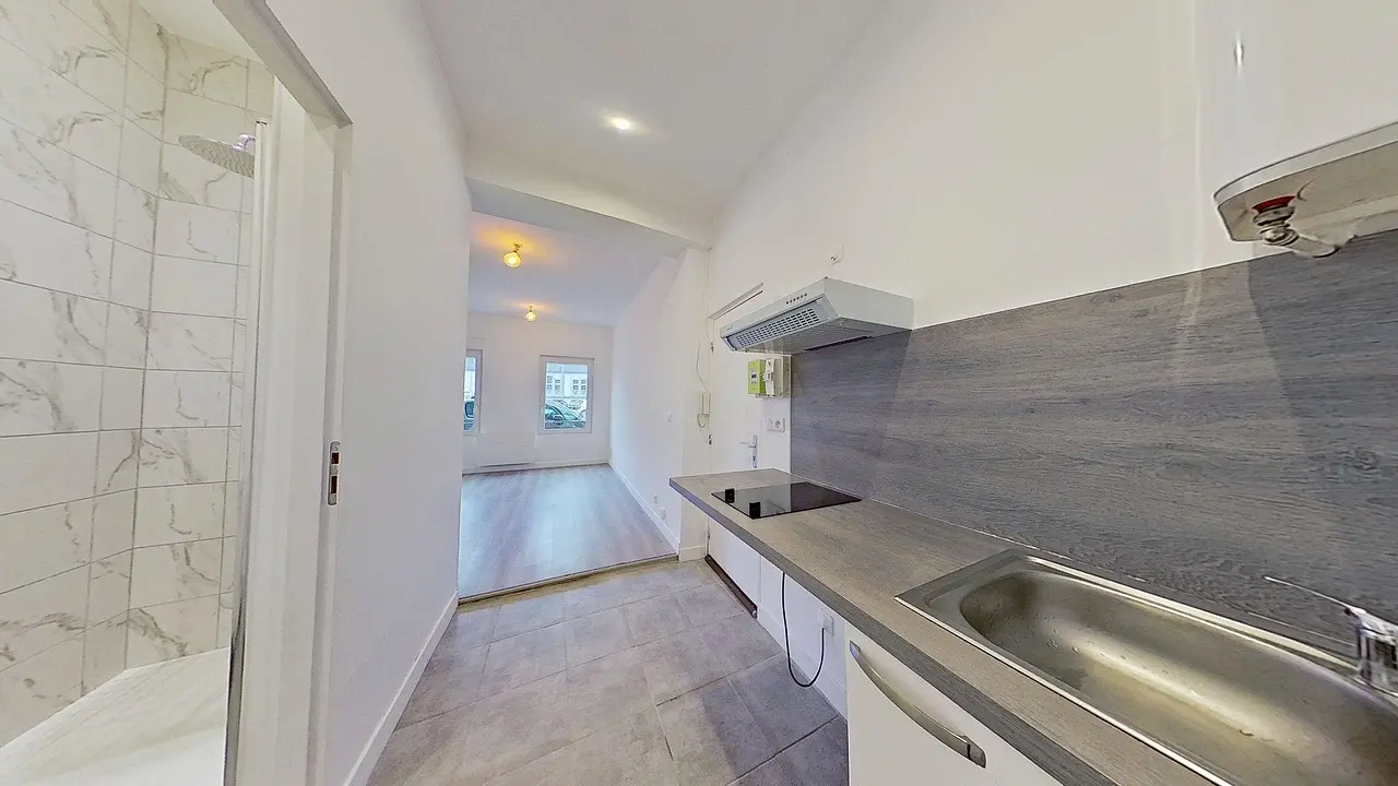 Appartement non meublé de 21.44m2 - 390€ - Le Havre