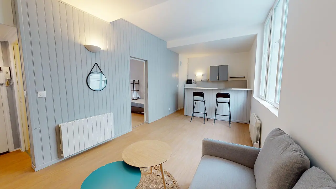 Appartement meublé de 39.0m2 - 590€ - Rouen