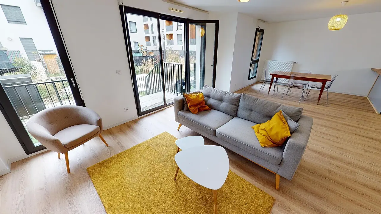 Colocation meublée de 93.0m2 - 584€ - Bordeaux