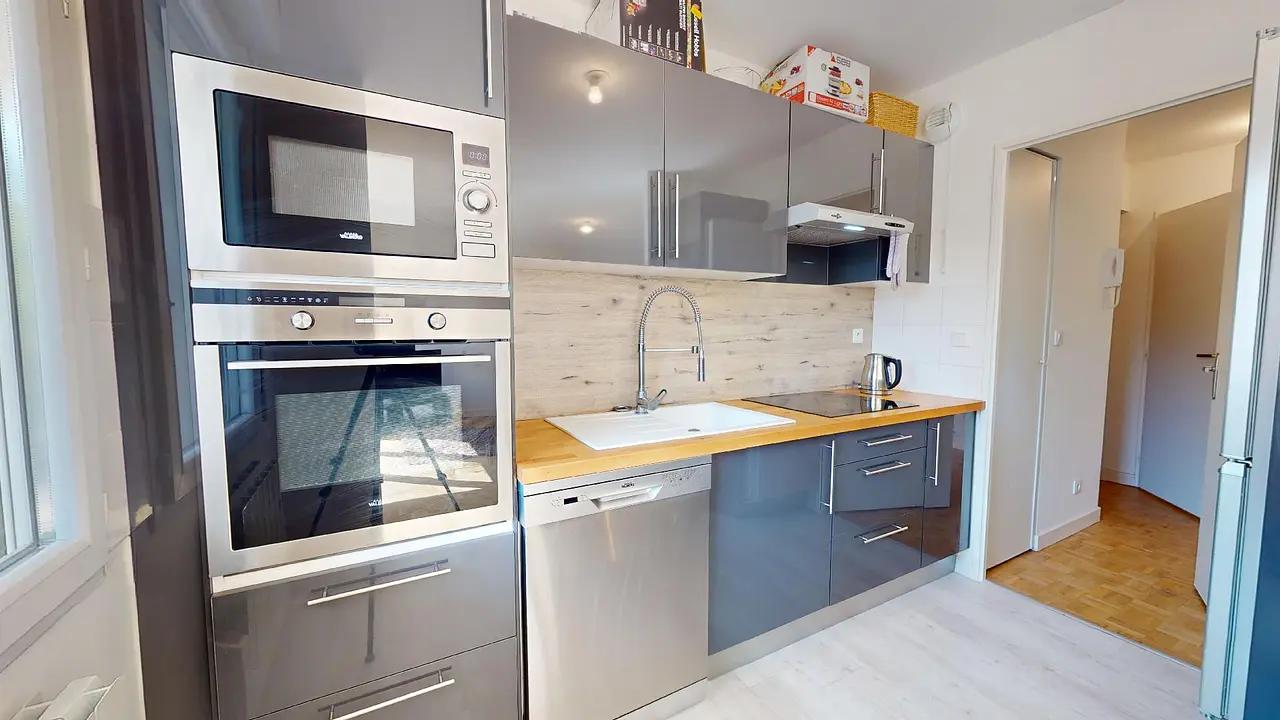 Appartement meublé de 36.7m2 - 821€ - Villeurbanne