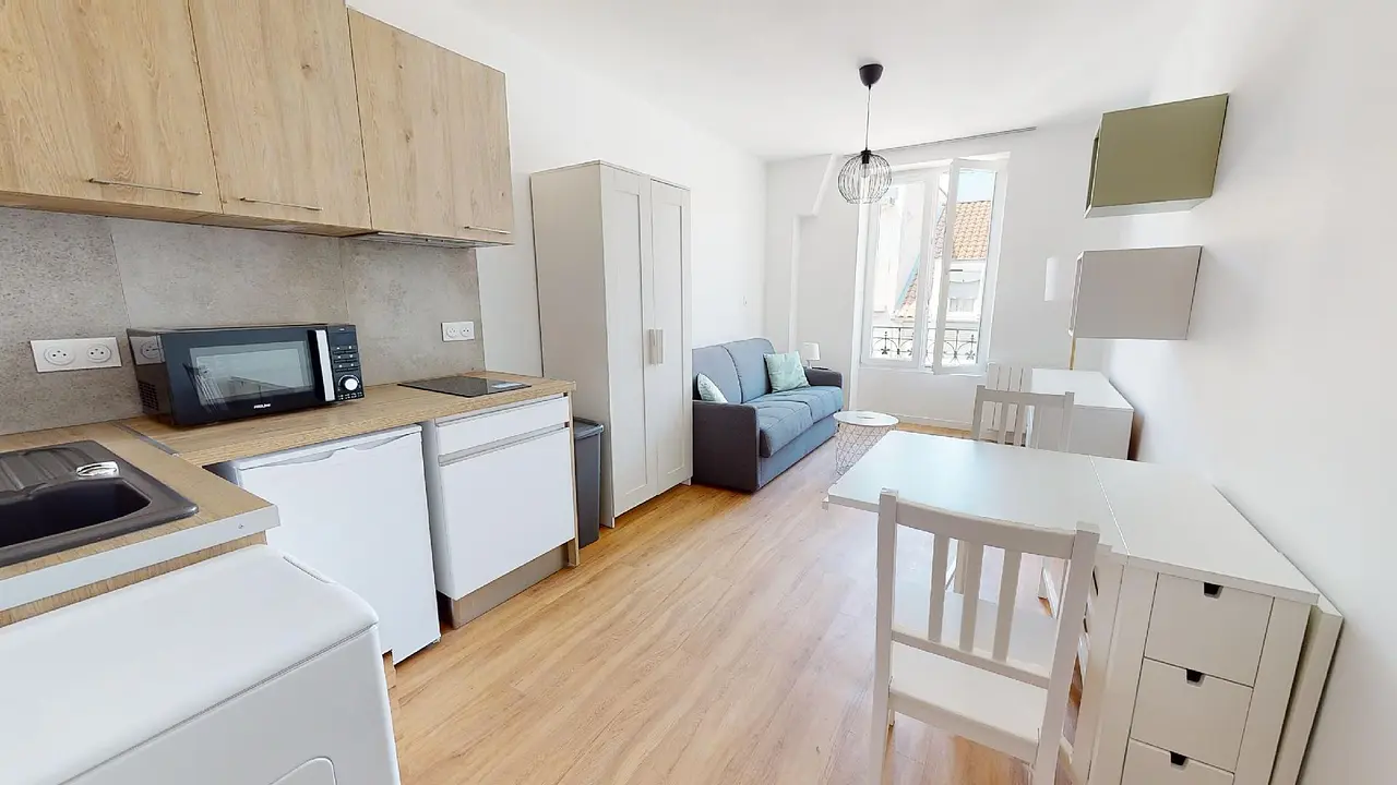 Appartement meublé de 20.43m2 - 534€ - Villeurbanne