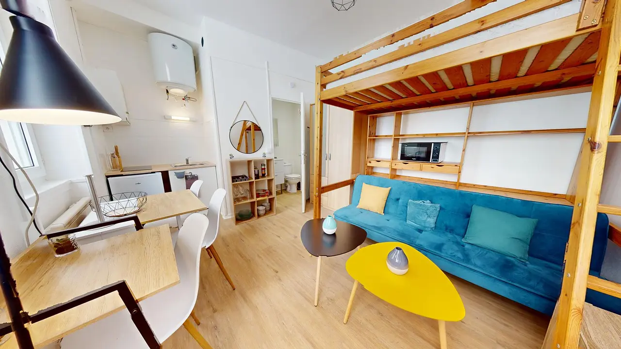 Appartement meublé de 14.83m2 - 681€ - Lyon