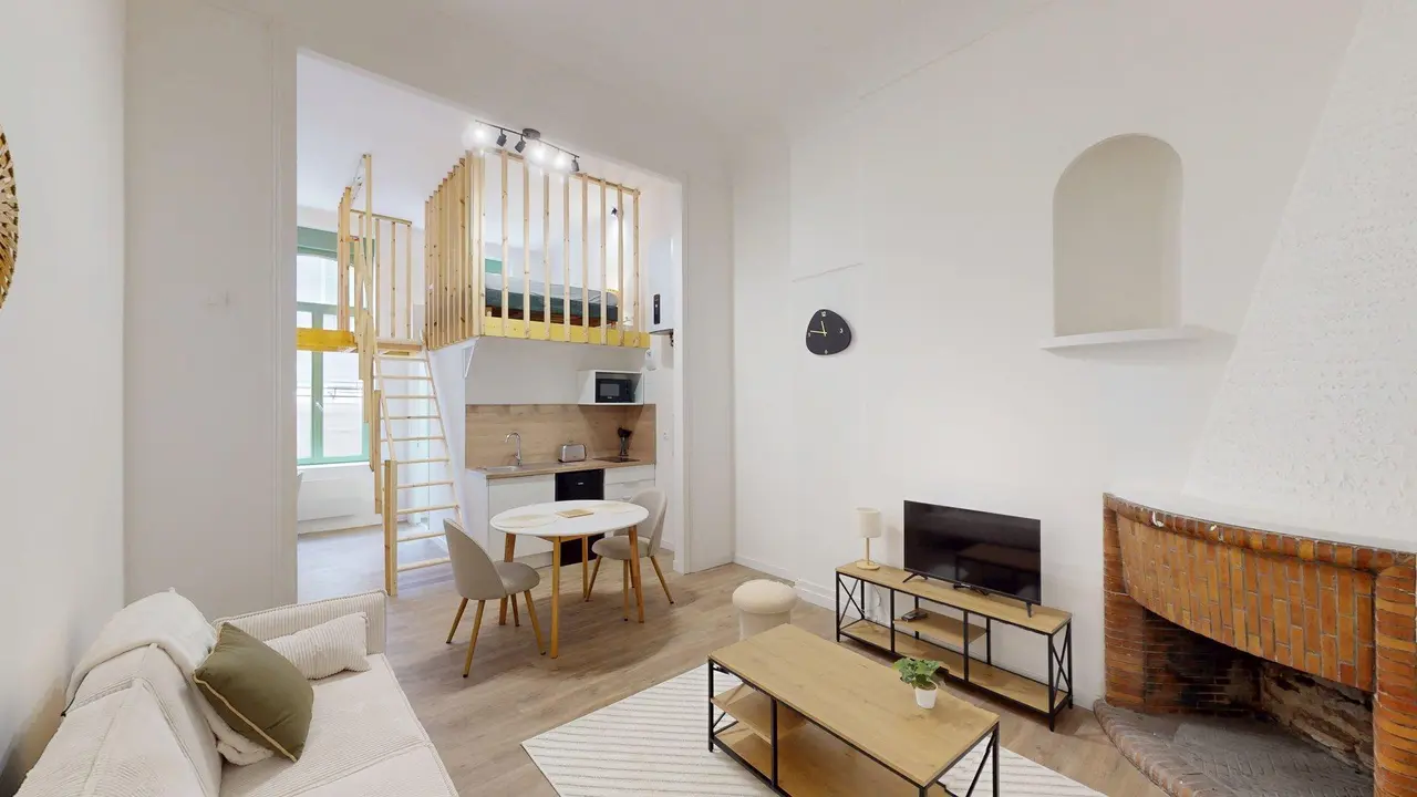 Appartement meublé de 28.5m2 - 680€ - Roubaix