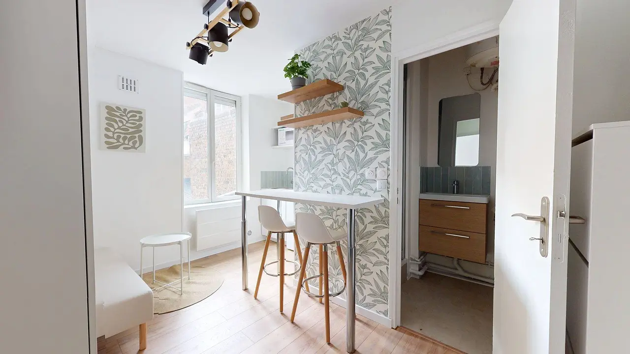Appartement meublé de 14.3m2 - 480€ - Lille